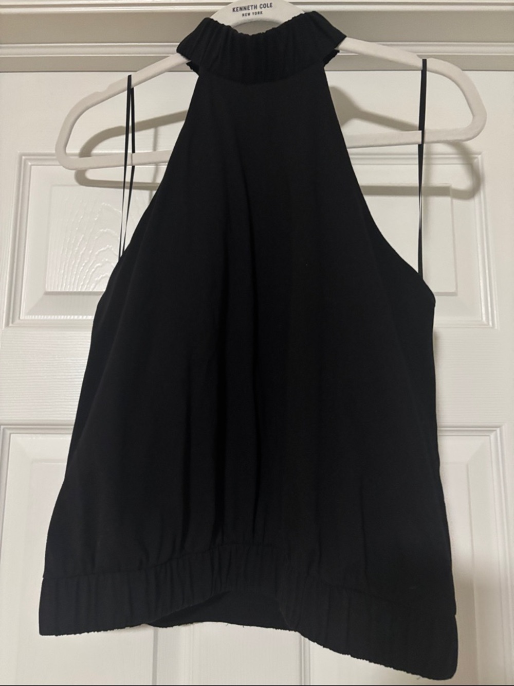 Express Black Halter Built in bra EUC M
